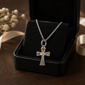 Faith the Size of a Mustard Seed Crucifix Necklace
