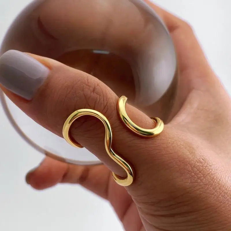 Glam Gold Waterproof Ring
