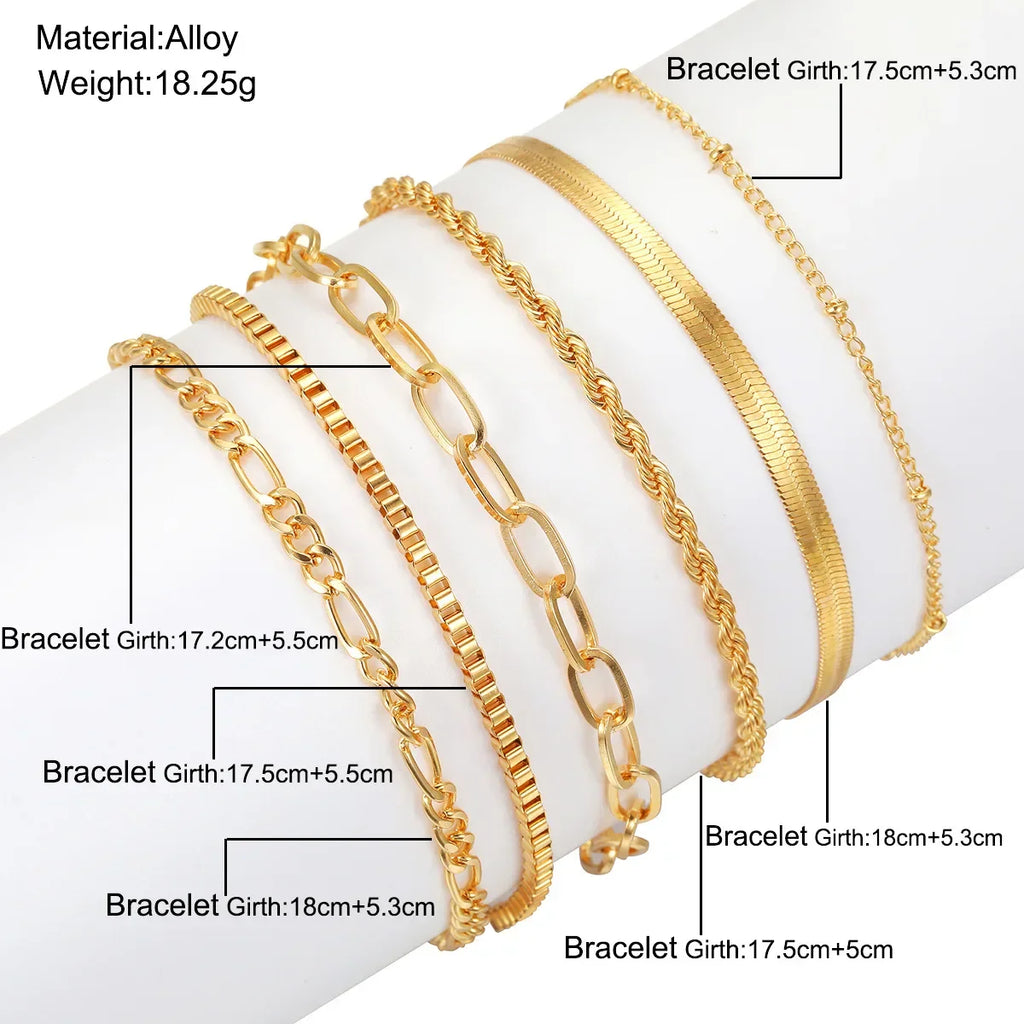 Gleaming Gold Bracelet Collection