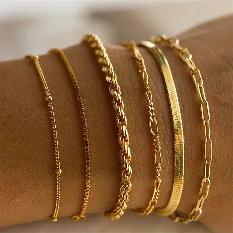 Gleaming Gold Bracelet Collection