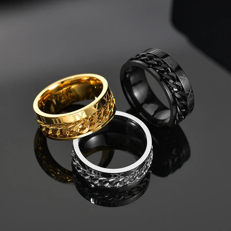 Stylish Men's Spinner Ring