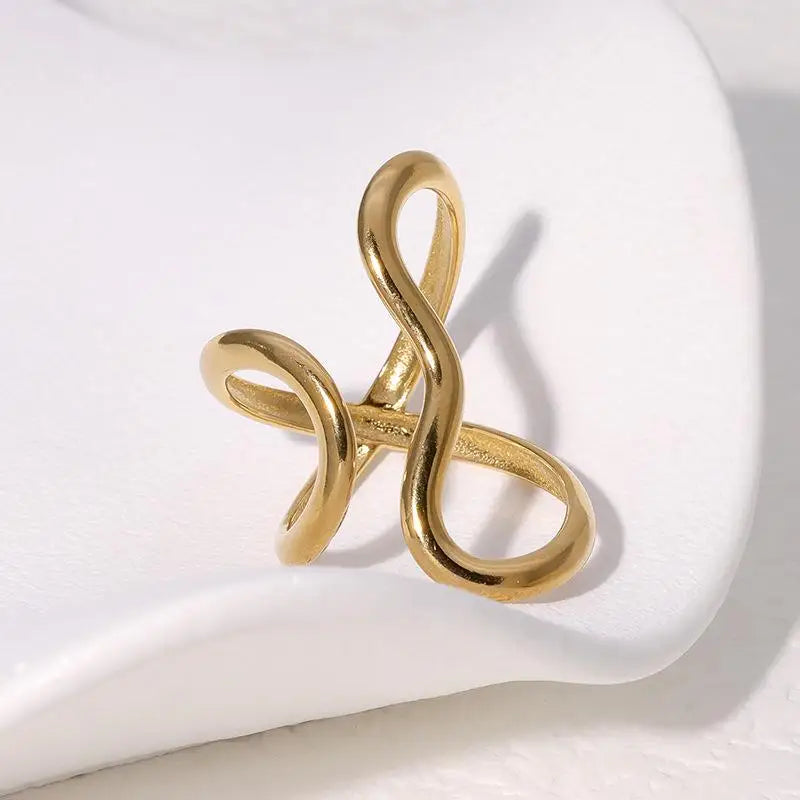 Glam Gold Waterproof Ring