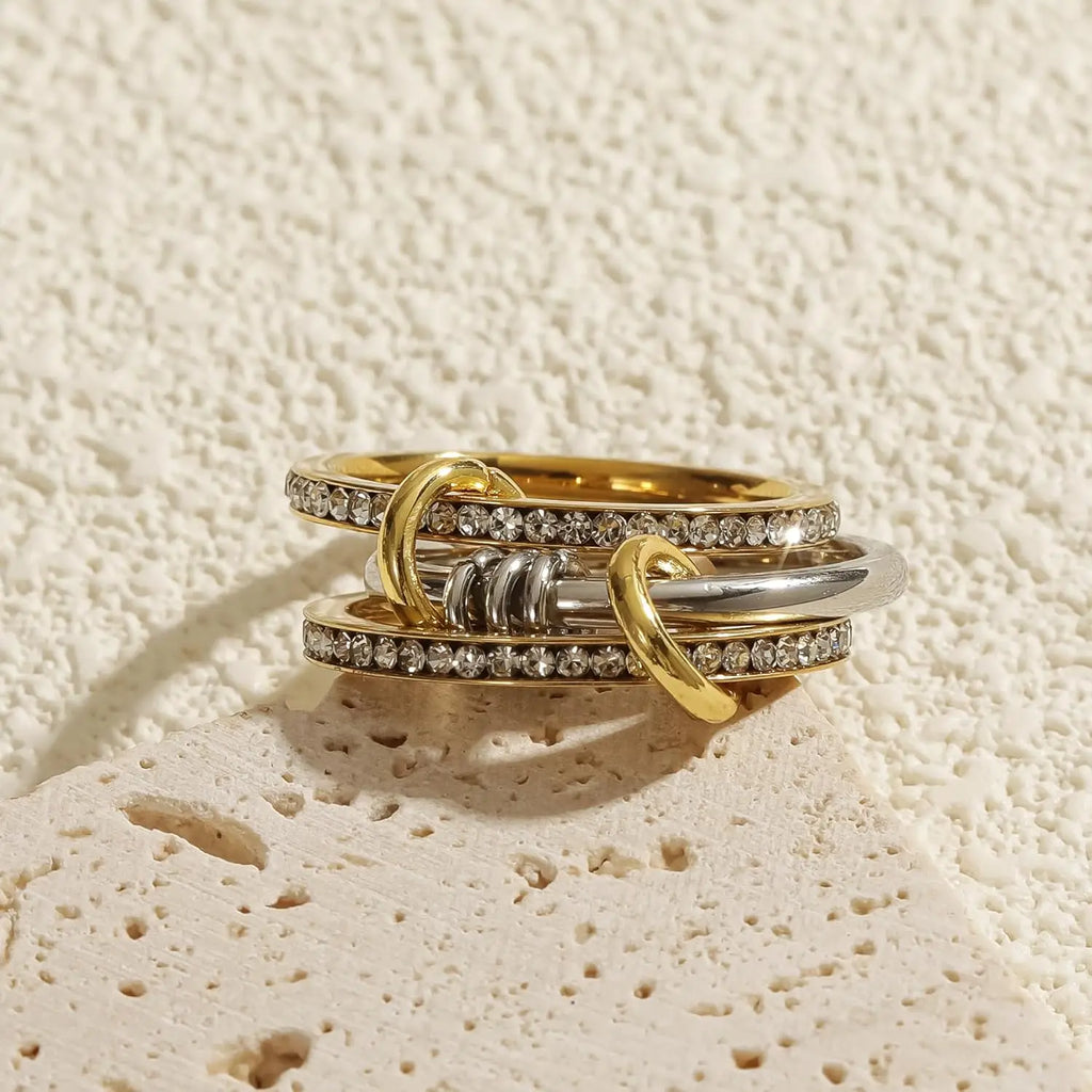 Glam Gold Stackable Rings