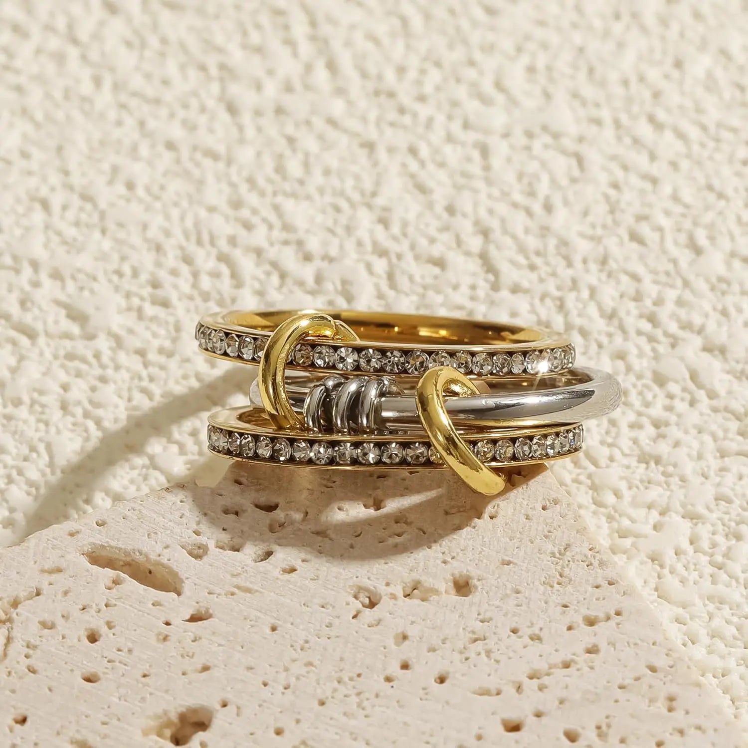 Glam Gold Stackable Rings