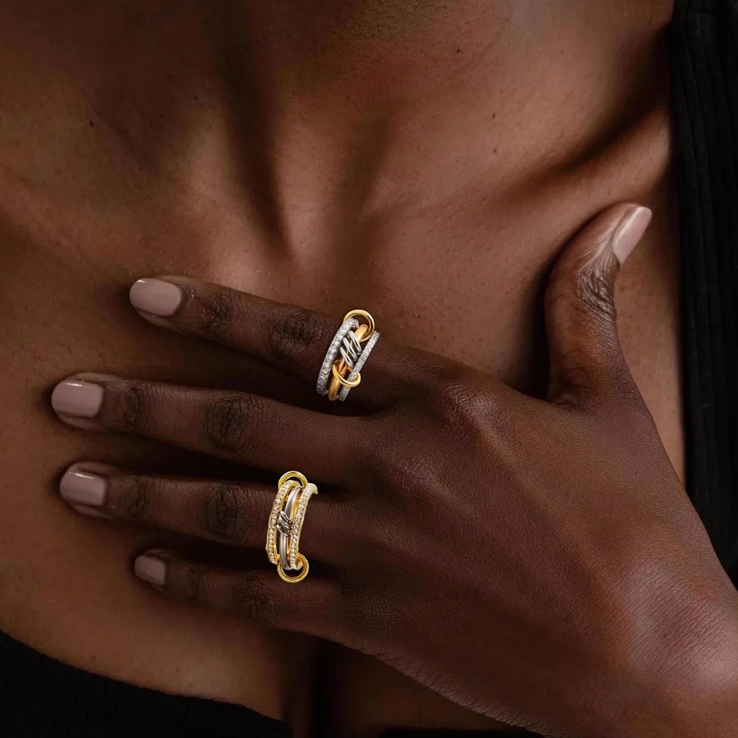 Glam Gold Stackable Rings