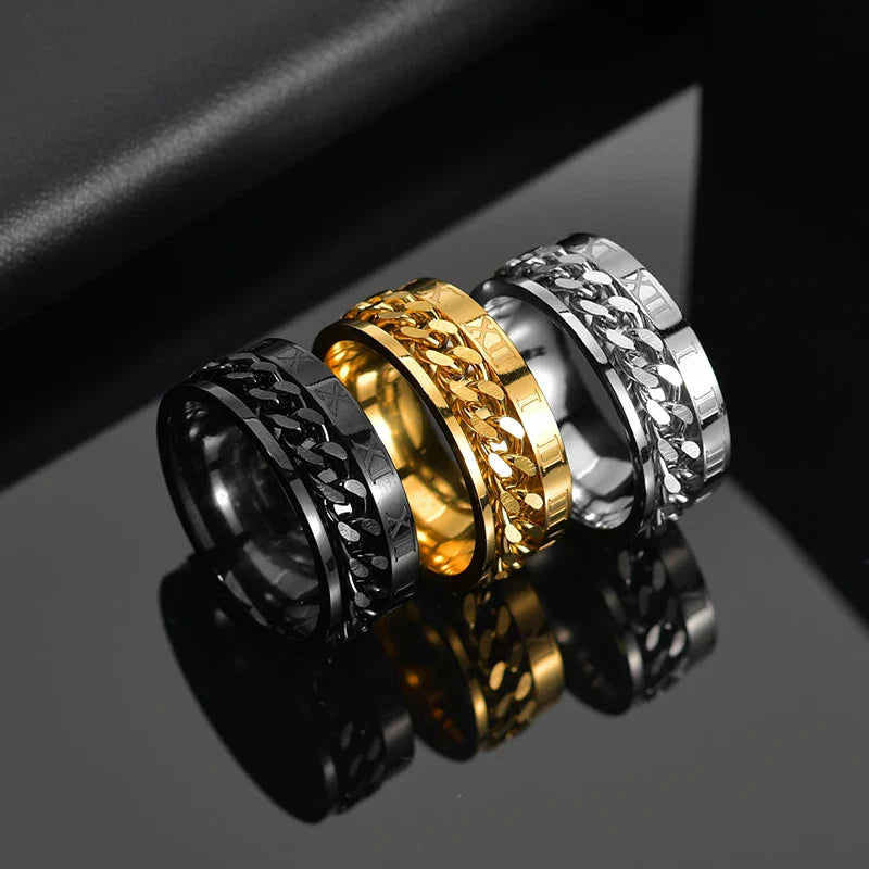 Stylish Men's Spinner Ring