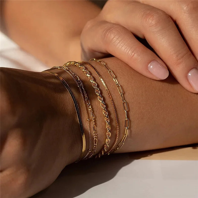 Gleaming Gold Bracelet Collection