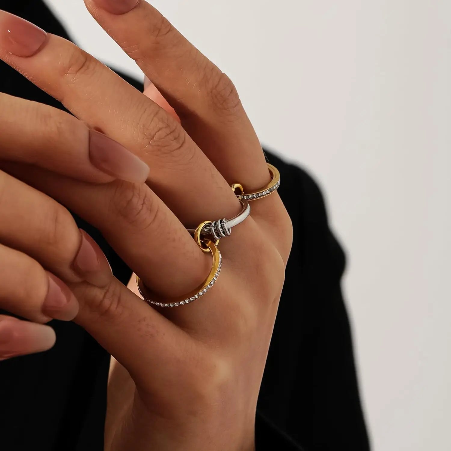 Glam Gold Stackable Rings