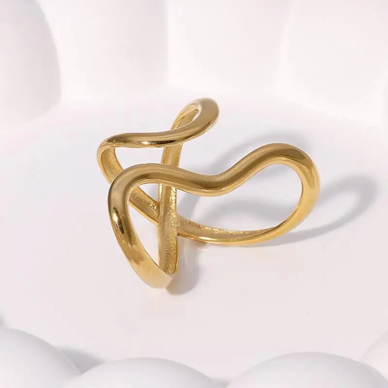 Glam Gold Waterproof Ring